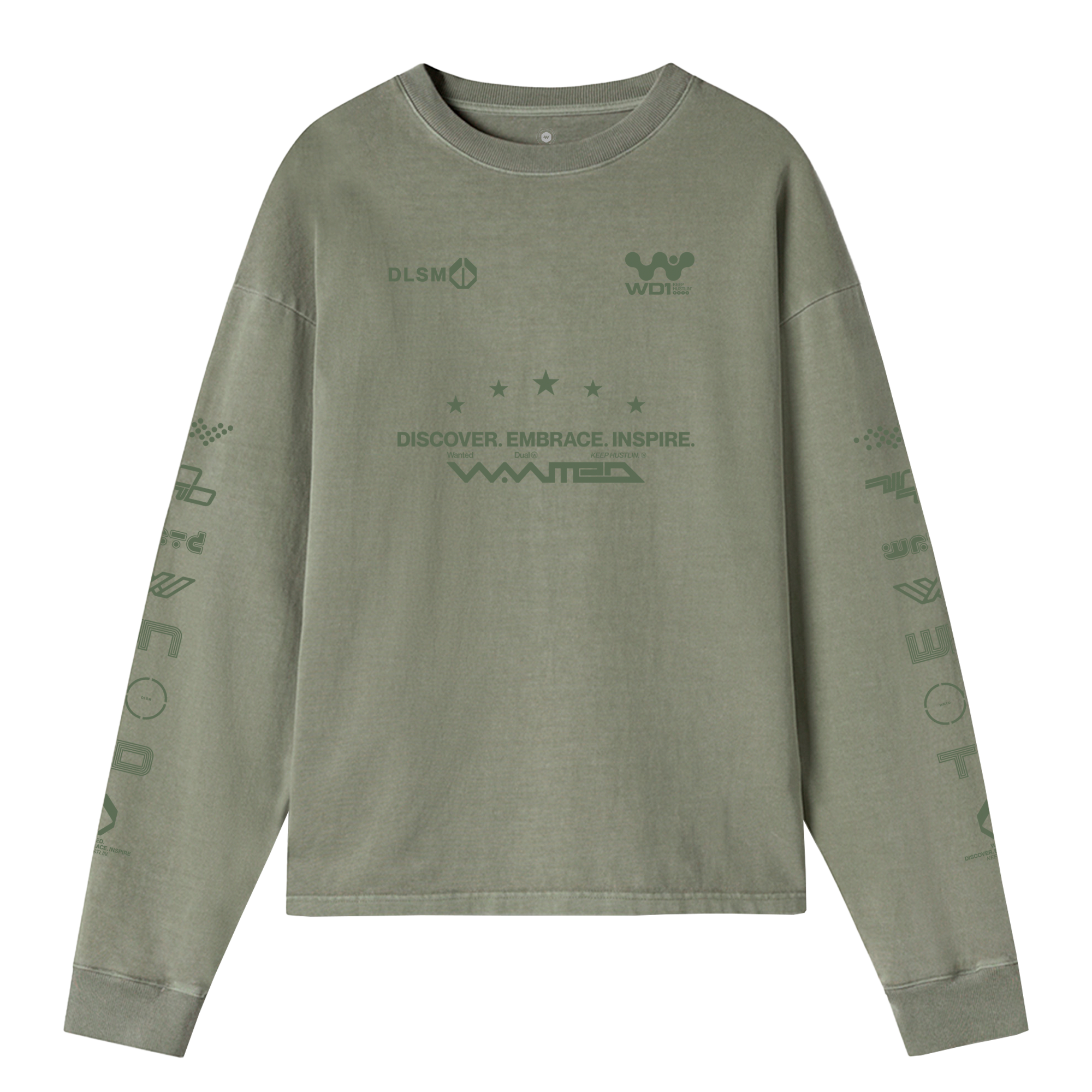 Camiseta Manga Longa Over - Mind and Matter