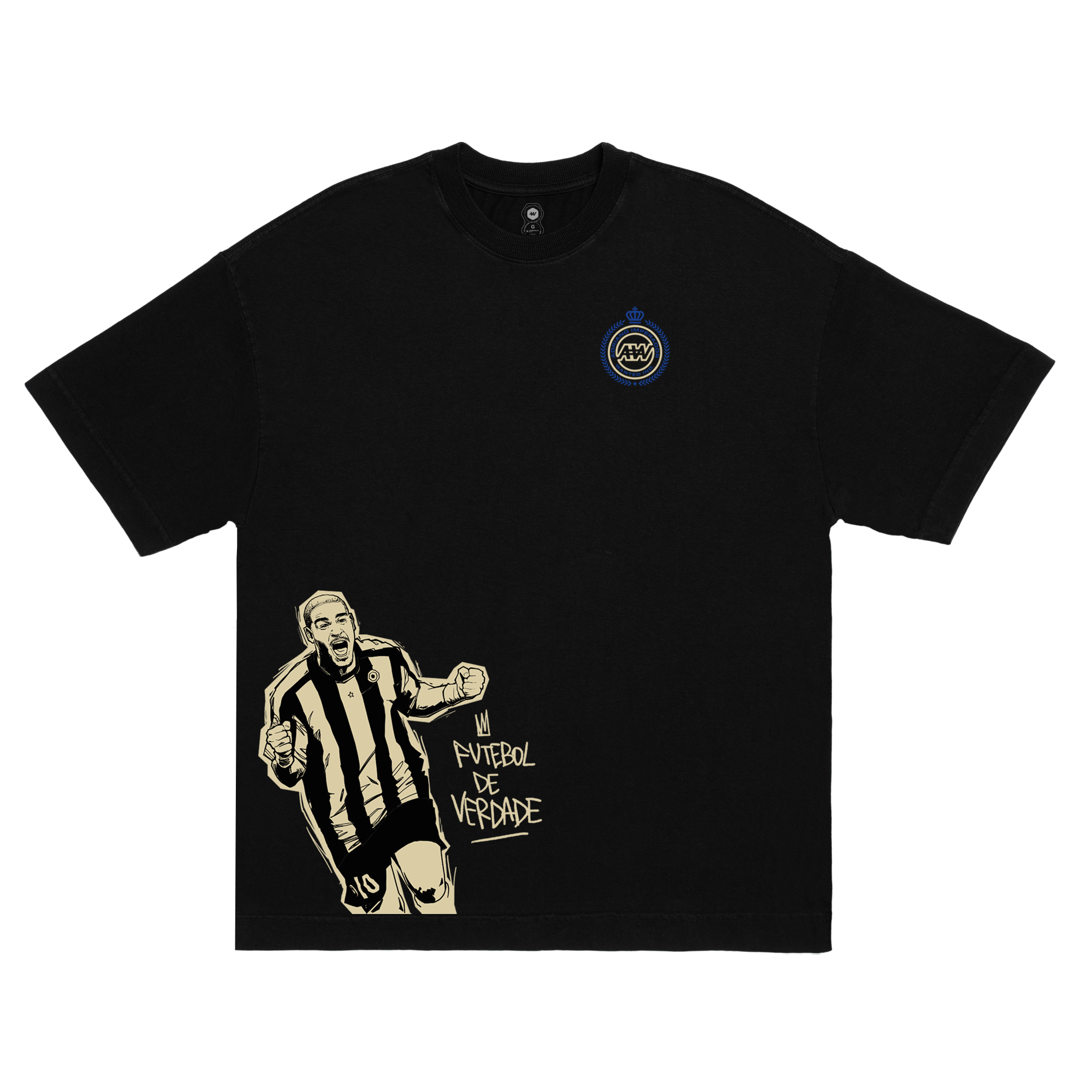Camiseta Over Box Fit - Futebol de Verdade