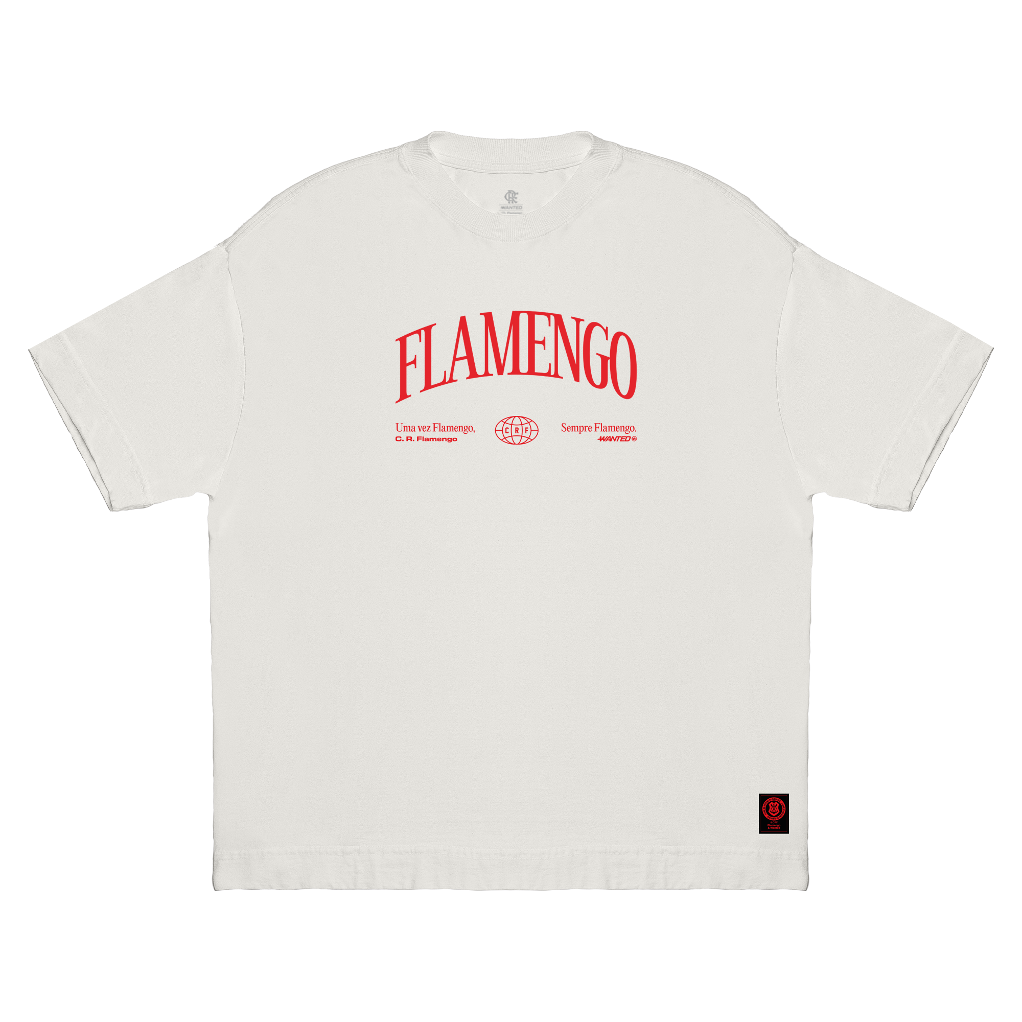 Camiseta Over Box Fit - Flamengo Até Morrer