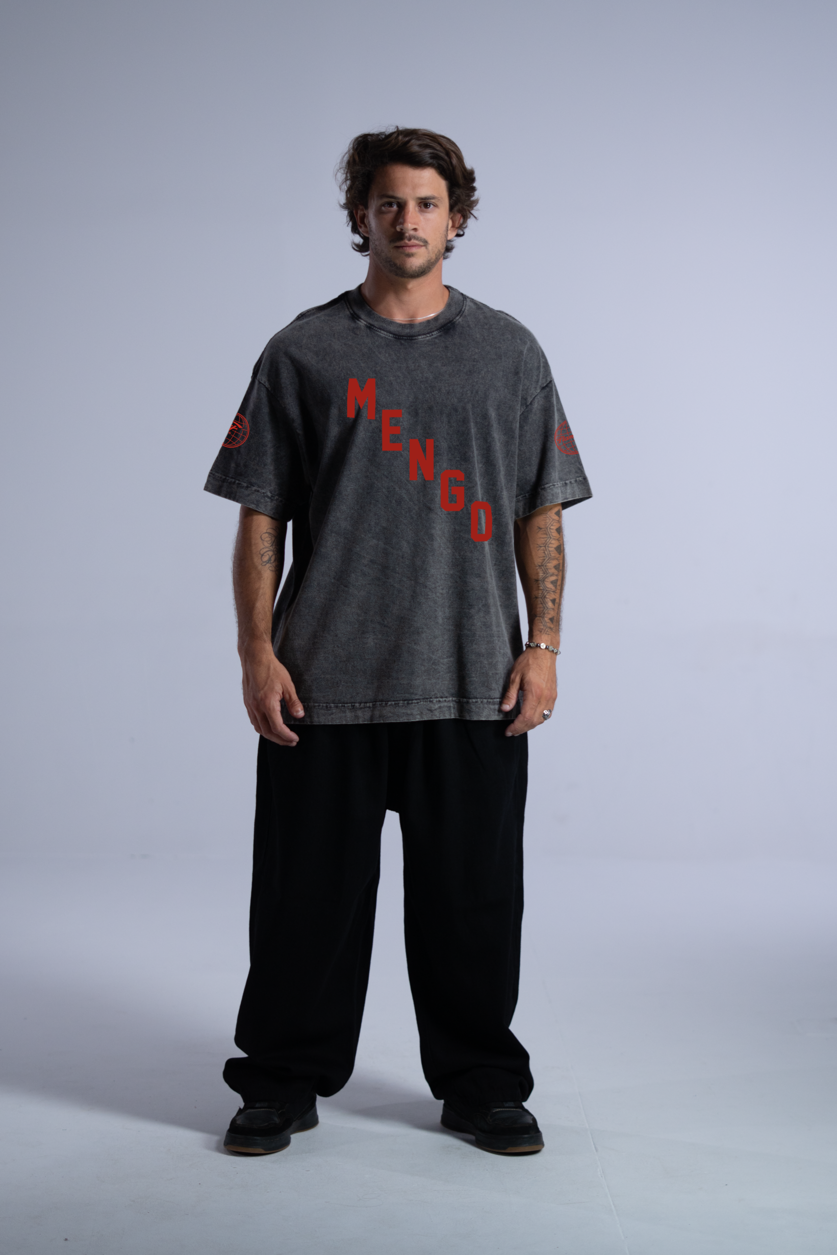 Camiseta Over Box Fit - Pra Cima Deles, Flamengo! - Imagem 2