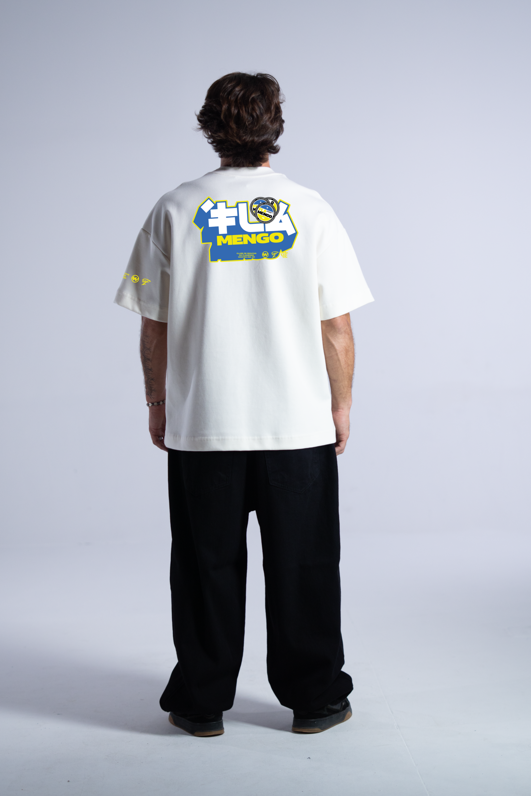 Camiseta Over Box Fit - Dá-lhe Mengo - Imagem 4