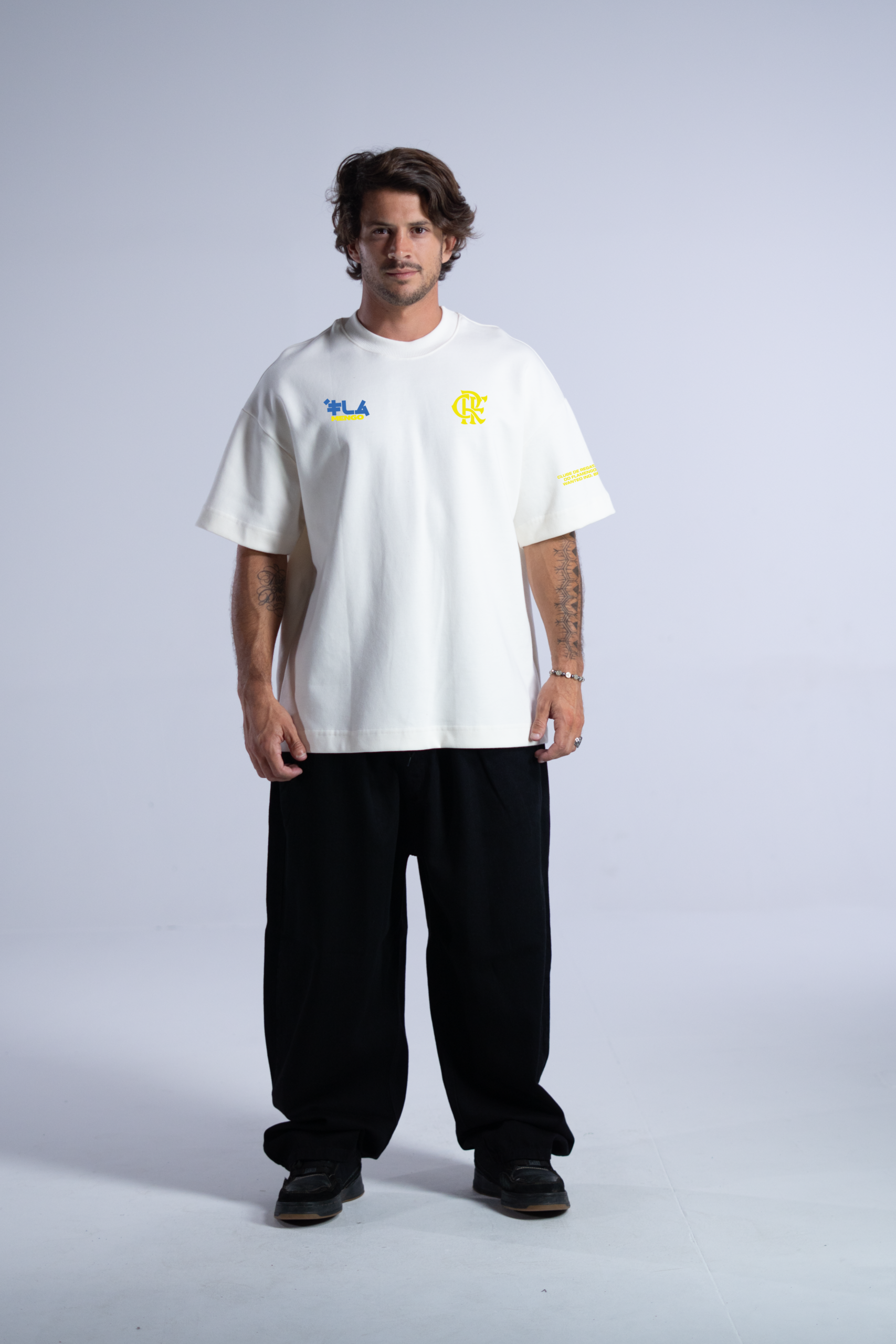Camiseta Over Box Fit - Dá-lhe Mengo - Imagem 3