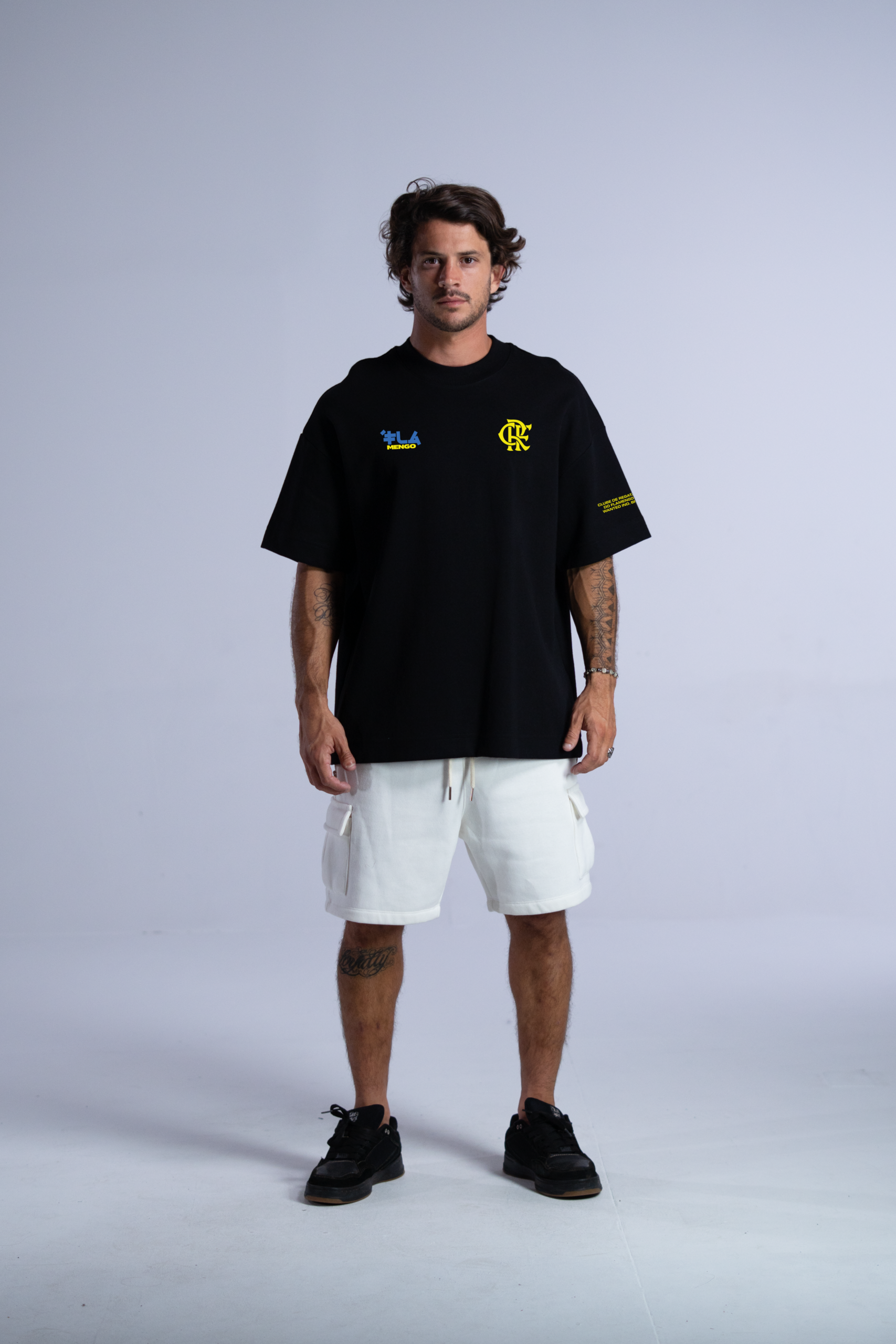 Camiseta Over Box Fit - Dá-lhe Mengo