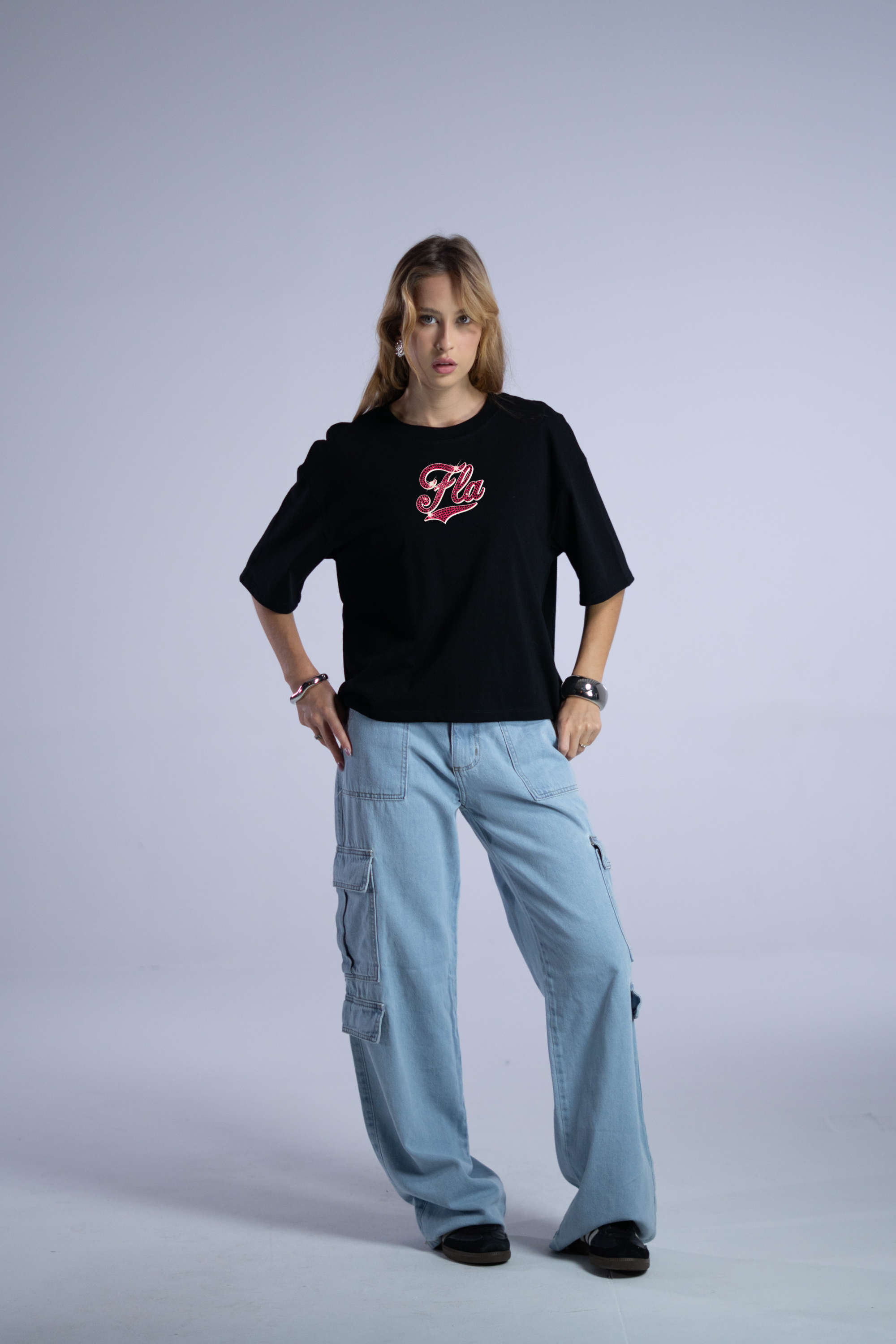 Top Cropped Over Feminino - Brilho da Nação