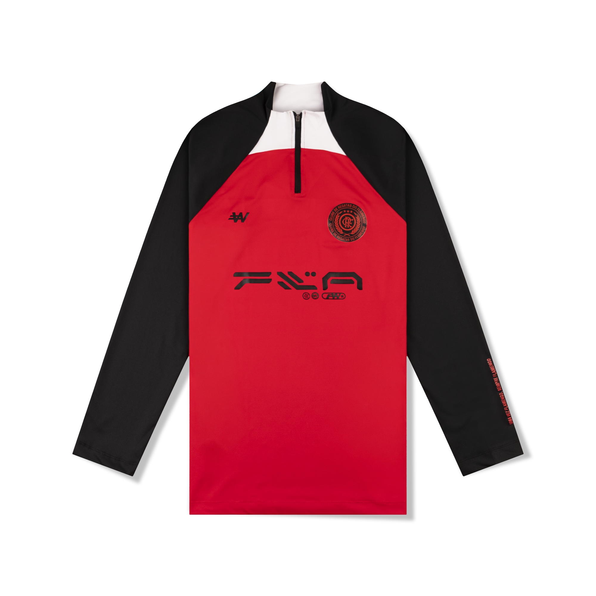 Camiseta Manga Longa - Aqui é Flamengo